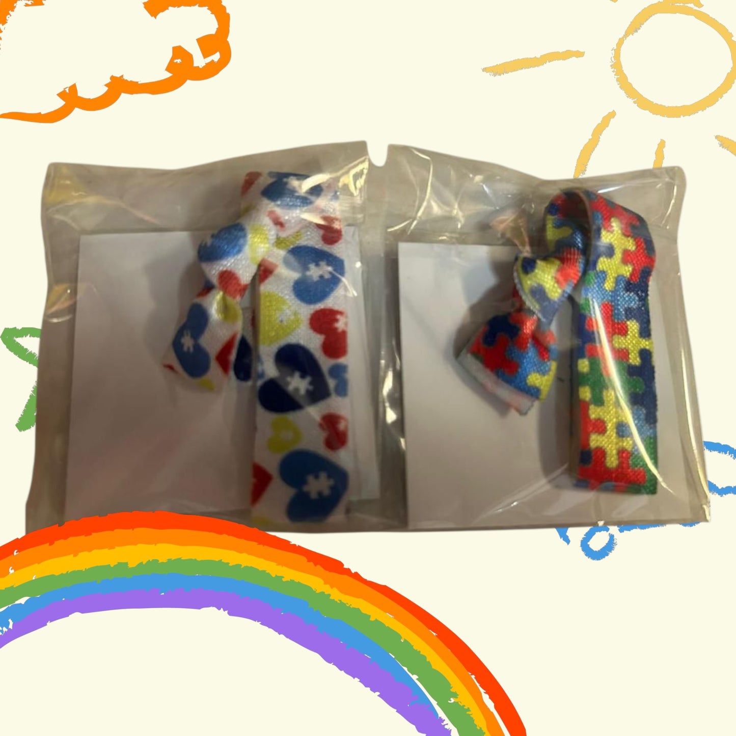 PULSERAS SOLIDARIAS ELASTICAS PACK 2 UNIDADES