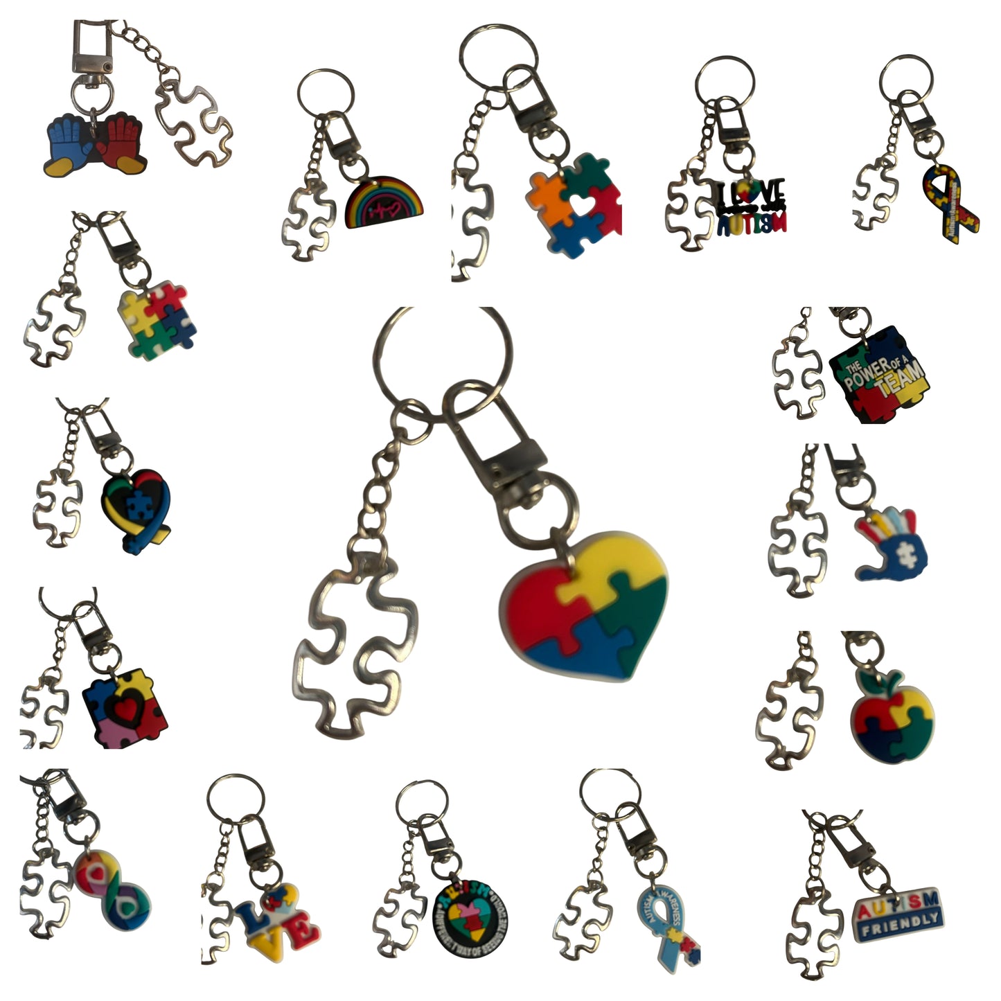 LLAVEROS DOBLES AUTISMO